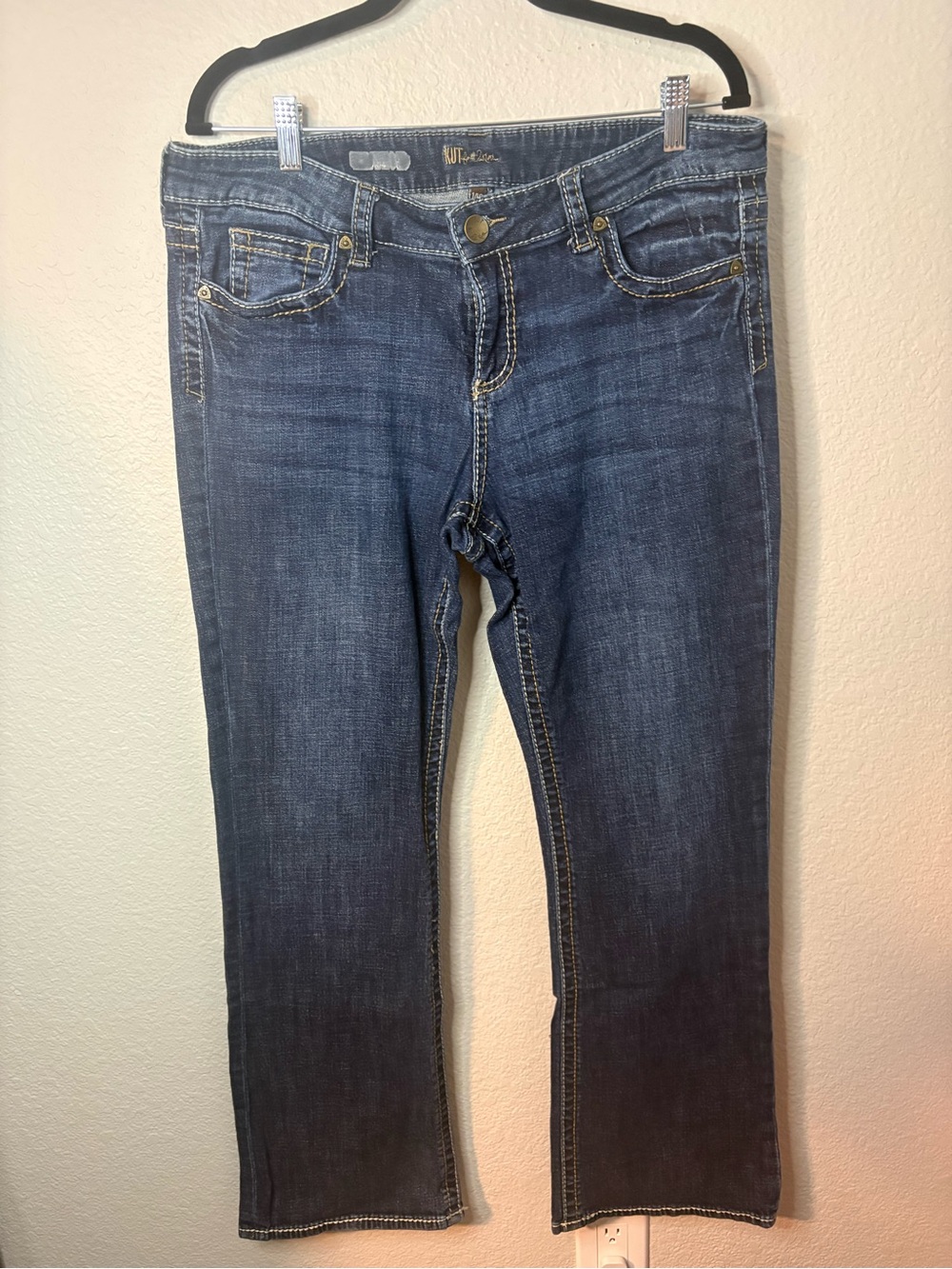 Kut from the Kloth Women's Dark Blue Bootcut Jeans